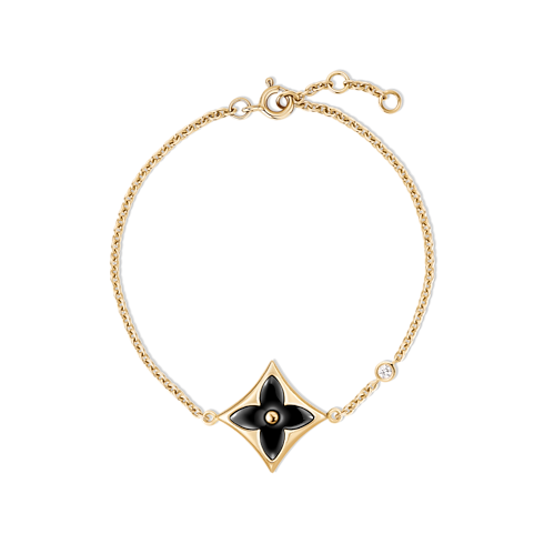 สร้อยข้อมือ Color Blossom BB Star เยลโลว์โกลด์ ออนิกซ์ และเพชร in จิวเวลรี่'s หมวดหมู่ ไฟน์จิวเวลรี่ทั้งหมด collections by Louis Vuitton (การย่อ/ขยายผลิตภัณฑ์)