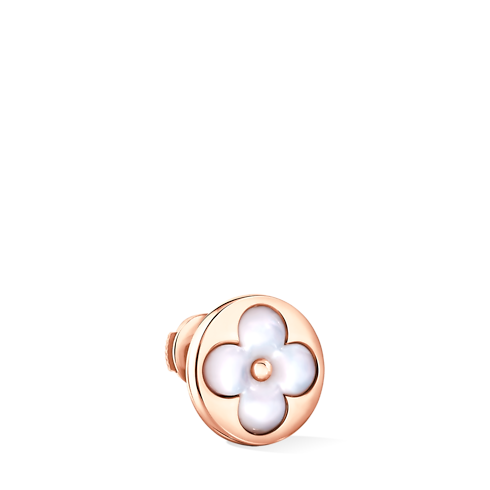 ต่างหูสตั๊ด Color Blossom BB Sun พิงค์โกลด์และมาเธอร์ออฟเพิร์ลสีขาว - สำหรับหนึ่งข้าง in จิวเวลรี่'s หมวดหมู่ ไฟน์จิวเวลรี่ทั้งหมด collections by Louis Vuitton (การย่อ/ขยายผลิตภัณฑ์)