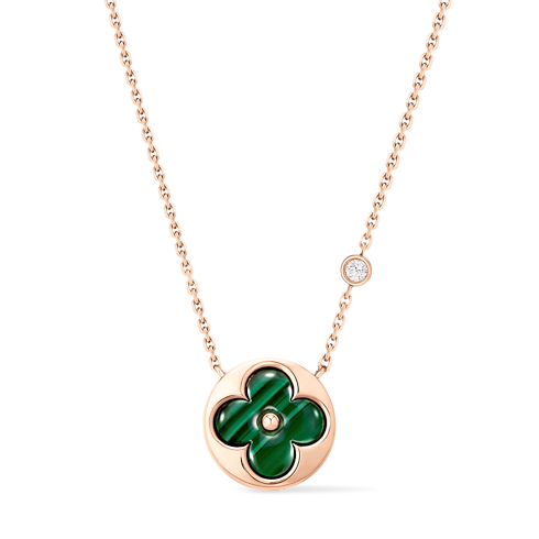 จี้ Color Blossom BB Sun พิงค์โกลด์ มาลาไคท์ และเพชร in จิวเวลรี่'s หมวดหมู่ ไฟน์จิวเวลรี่ทั้งหมด collections by Louis Vuitton (การย่อ/ขยายผลิตภัณฑ์)