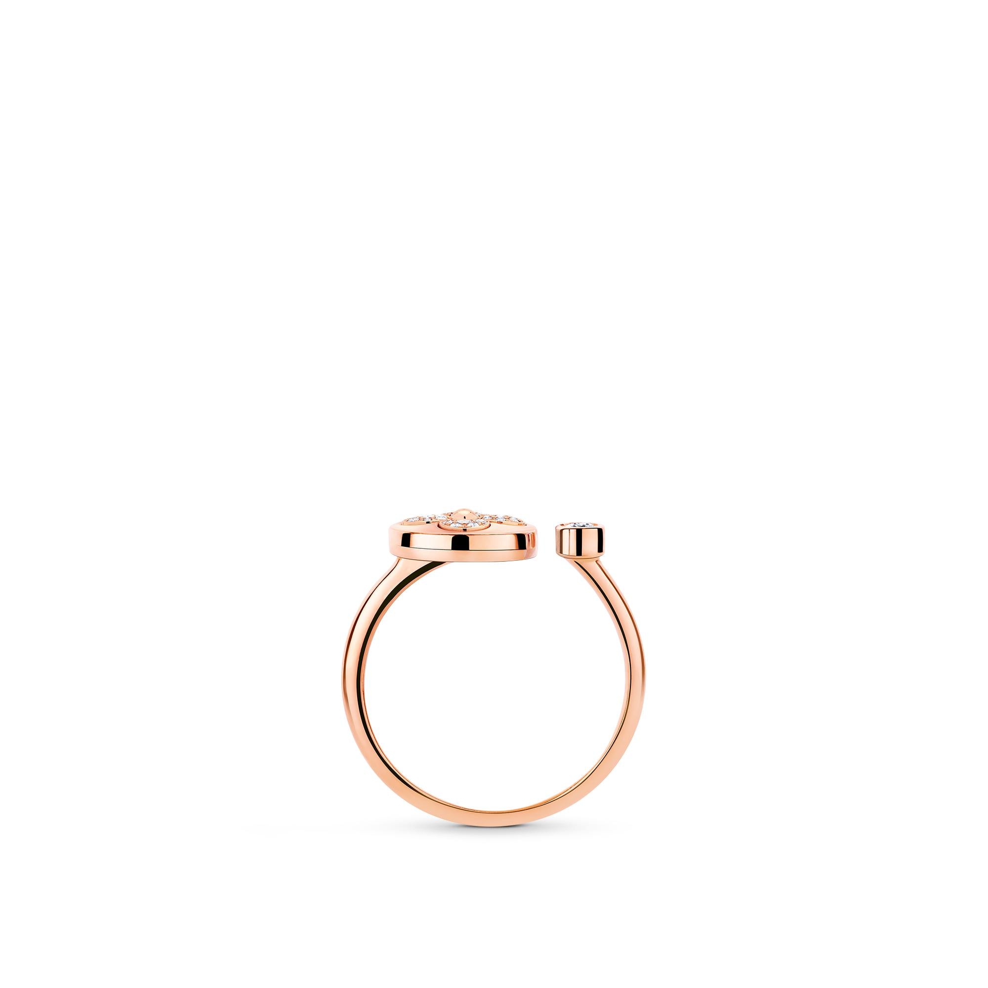 แหวน Color Blossom Mini Sun พิงค์โกลด์และเพชร  in จิวเวลรี่
