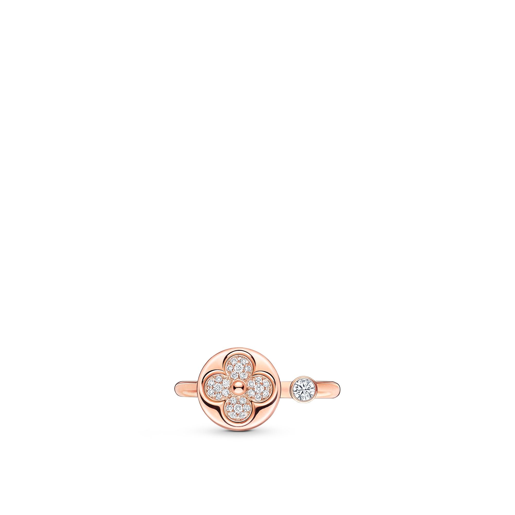 แหวน Color Blossom Mini Sun พิงค์โกลด์และเพชร  in จิวเวลรี่