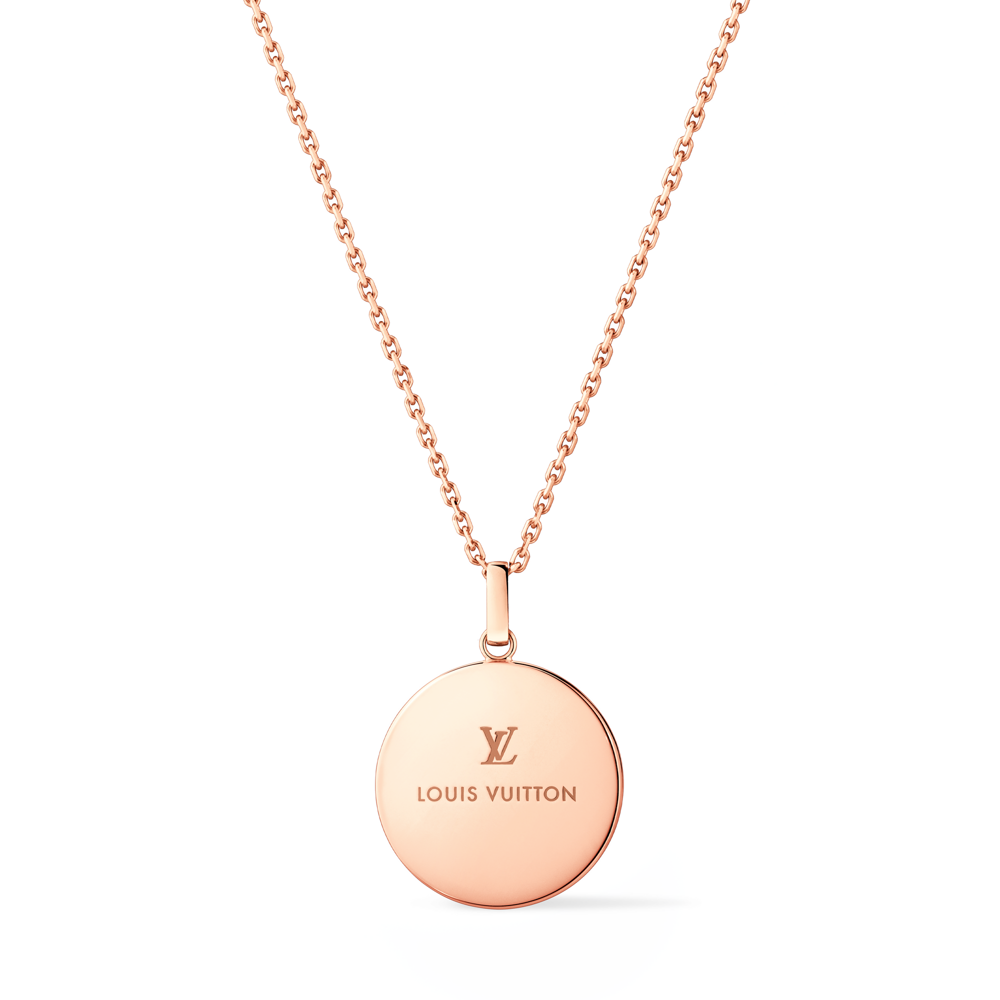 จี้ Color Blossom XL Sun Medallion พิงค์โกลด์ มาลาไคท์ และเพชร  in จิวเวลรี่