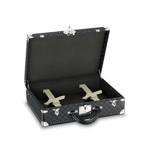 COTTEVILLE 50 Damier Graphite แคนวาส in ผู้ชาย's Discontinued Product Obs 6 collections by Louis Vuitton (การย่อ/ขยายผลิตภัณฑ์)