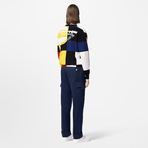 กางเกงคาร์โก้ผ้าคอตตอน in ผู้ชาย's เสื้อผ้า กางเกงสำหรับผู้ชาย collections by Louis Vuitton (การย่อ/ขยายผลิตภัณฑ์)