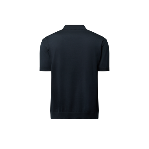 เสื้อเชิ้ตโปโลแขนสั้นผ้าคอตตอนผสมผ้าไหม in ผู้ชาย's เสื้อผ้า เสื้อเชิ้ตสำหรับผู้ชาย collections by Louis Vuitton (การย่อ/ขยายผลิตภัณฑ์)