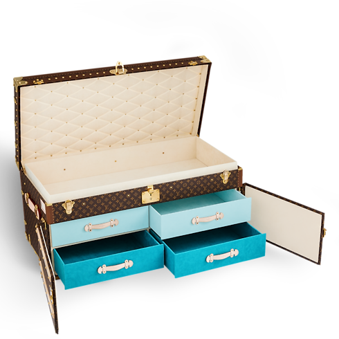 ทรังก์รุ่น Courrier Lozine 110 Tiroirs Monogram Tricolore Monogram in ทรังก์ การเดินทาง และ บ้าน's ทรังก์และกล่อง ทรังก์ collections by Louis Vuitton (การย่อ/ขยายผลิตภัณฑ์)