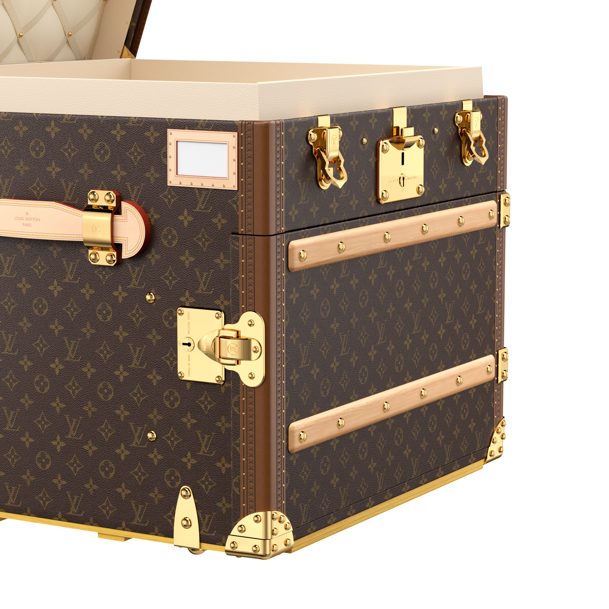 Courrier Lozine Carre Droite Monogram in ทรังก์ การเดินทาง และ บ้าน