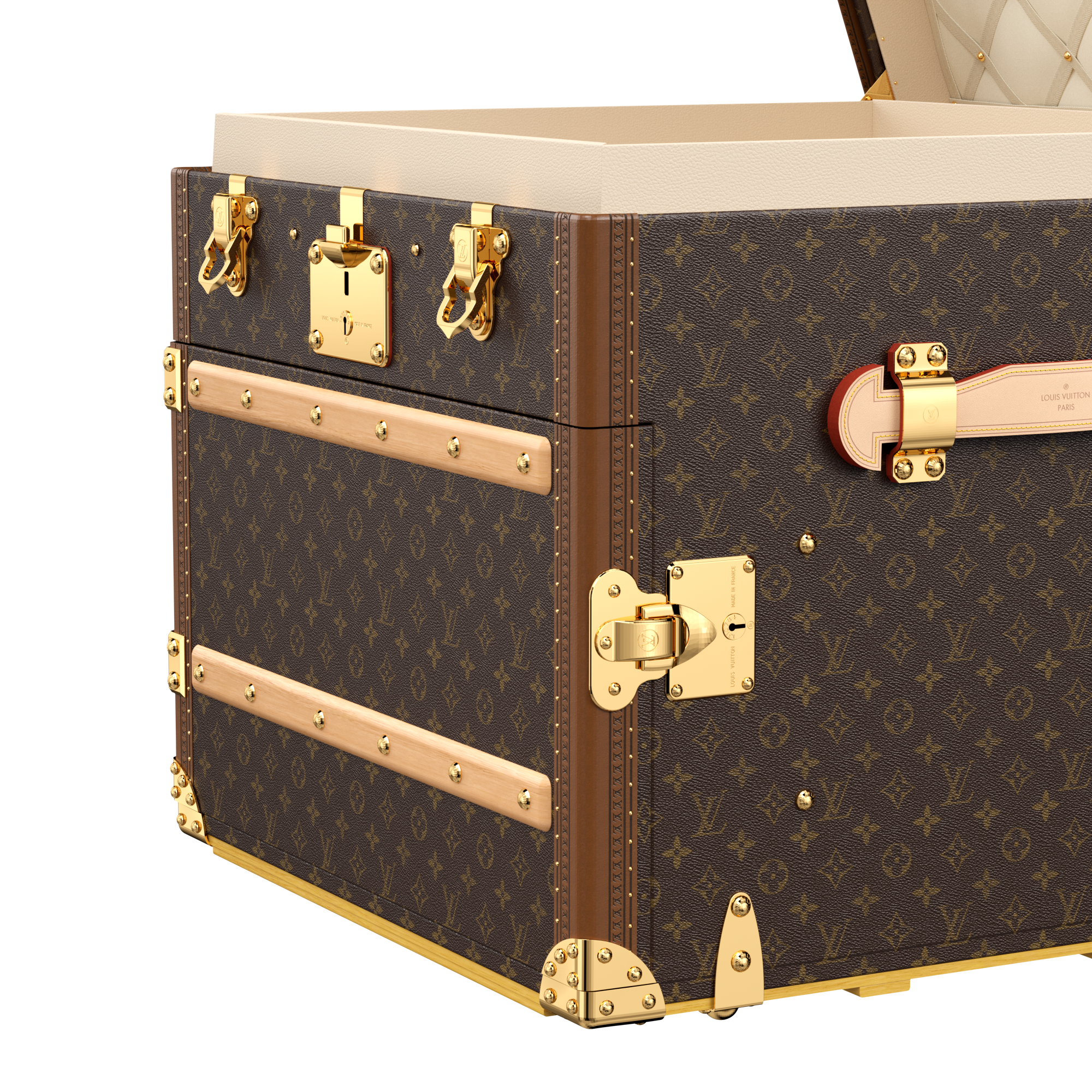 Courrier Lozine Carré Gauche Monogram in ทรังก์ การเดินทาง และ บ้าน