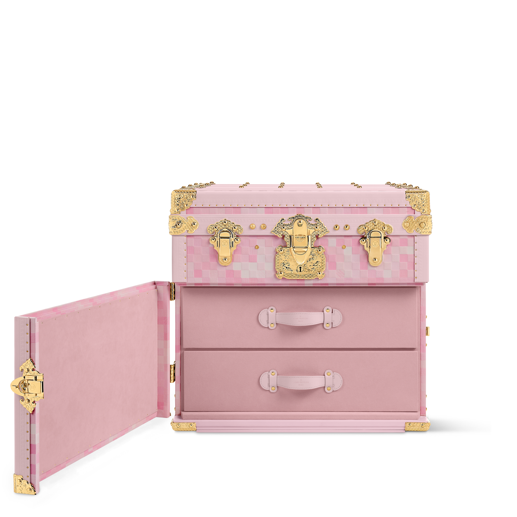 ทรังก์รุ่น Courrier Lozine Carré Damoflage Pink Sakura D16 in ทรังก์ การเดินทาง และ บ้าน