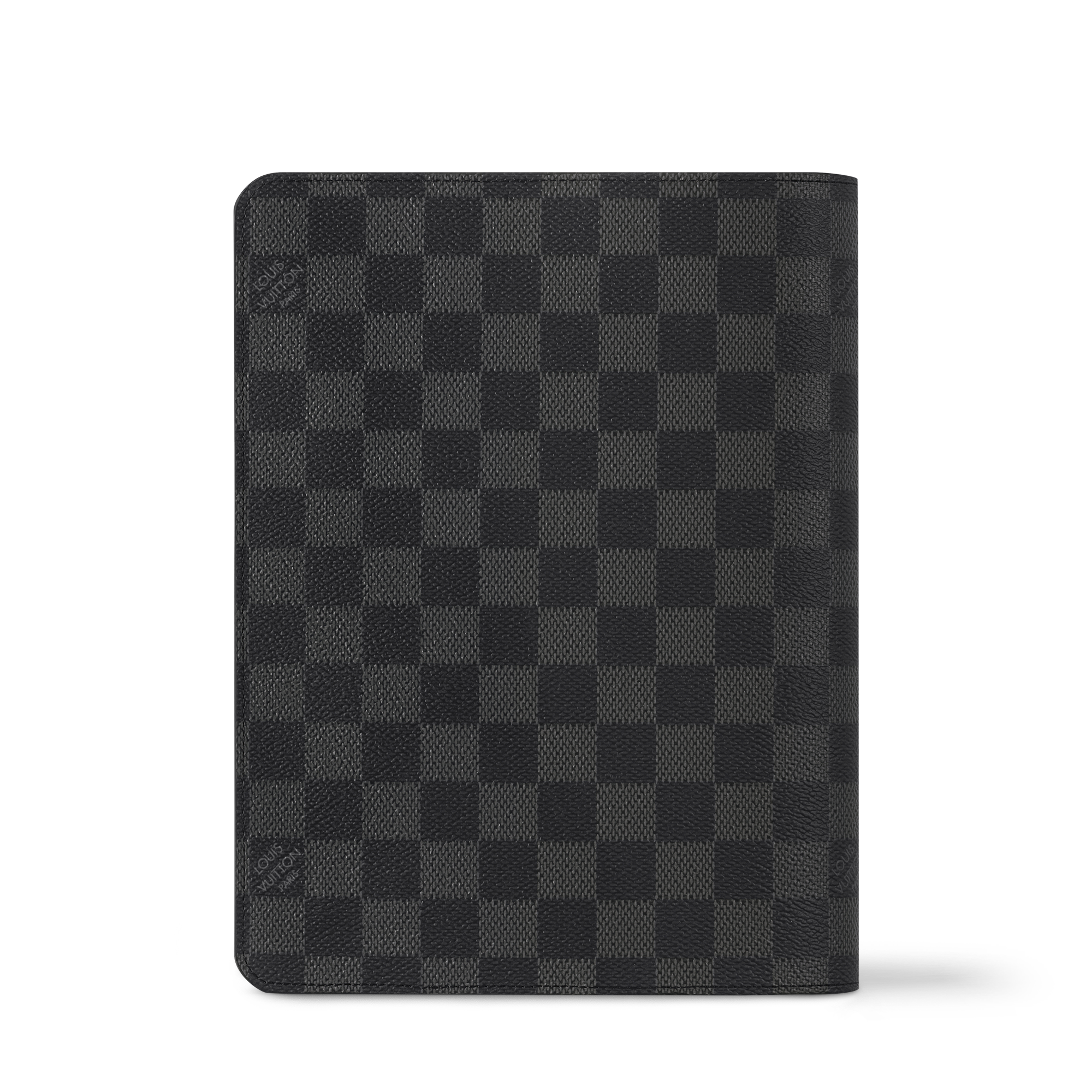 ปกสมุดบันทึกโต๊ะทำงาน Damier Graphite in ทรังก์ การเดินทาง และ บ้าน