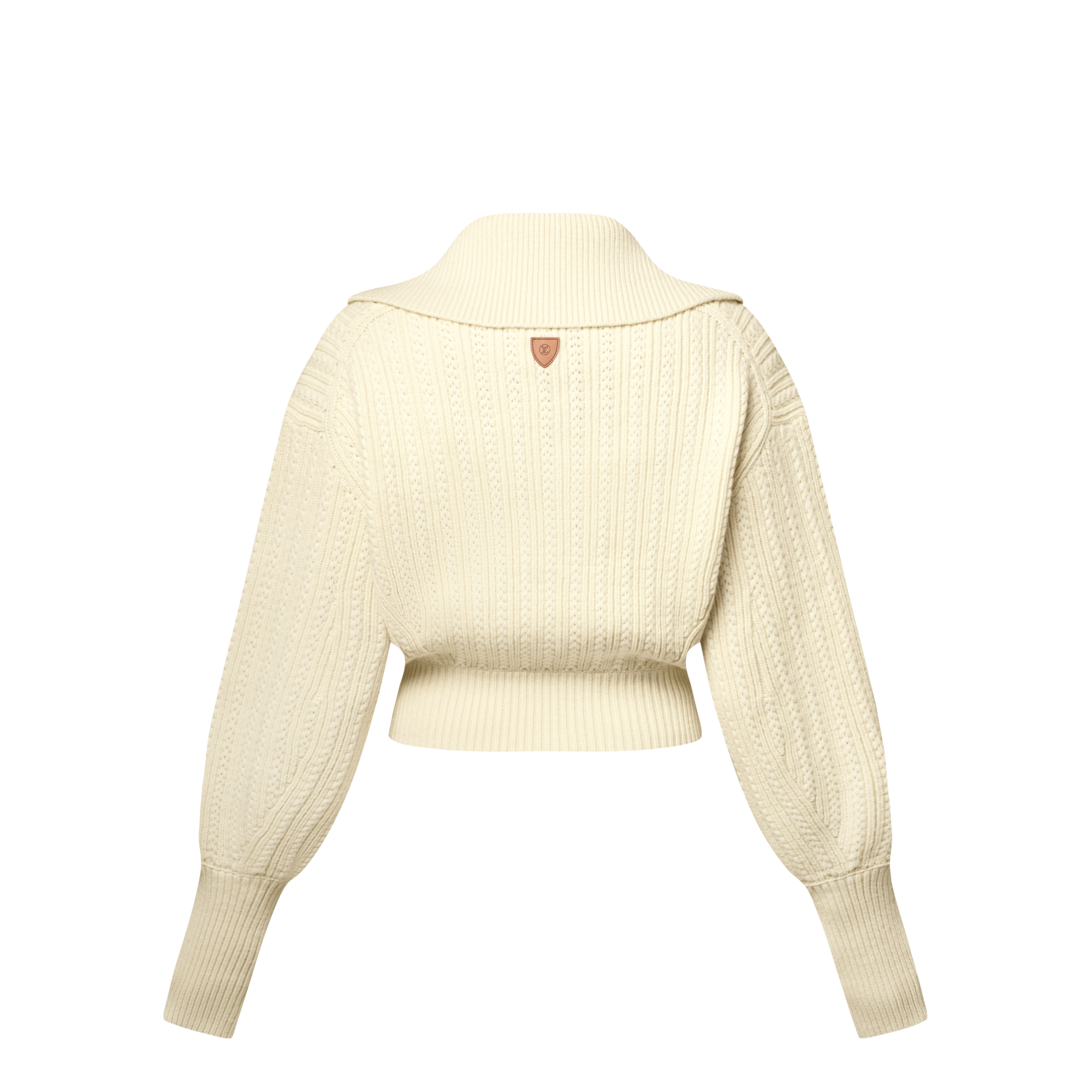 Cropped Rib-Knit Jacket
  in ผู้หญิง