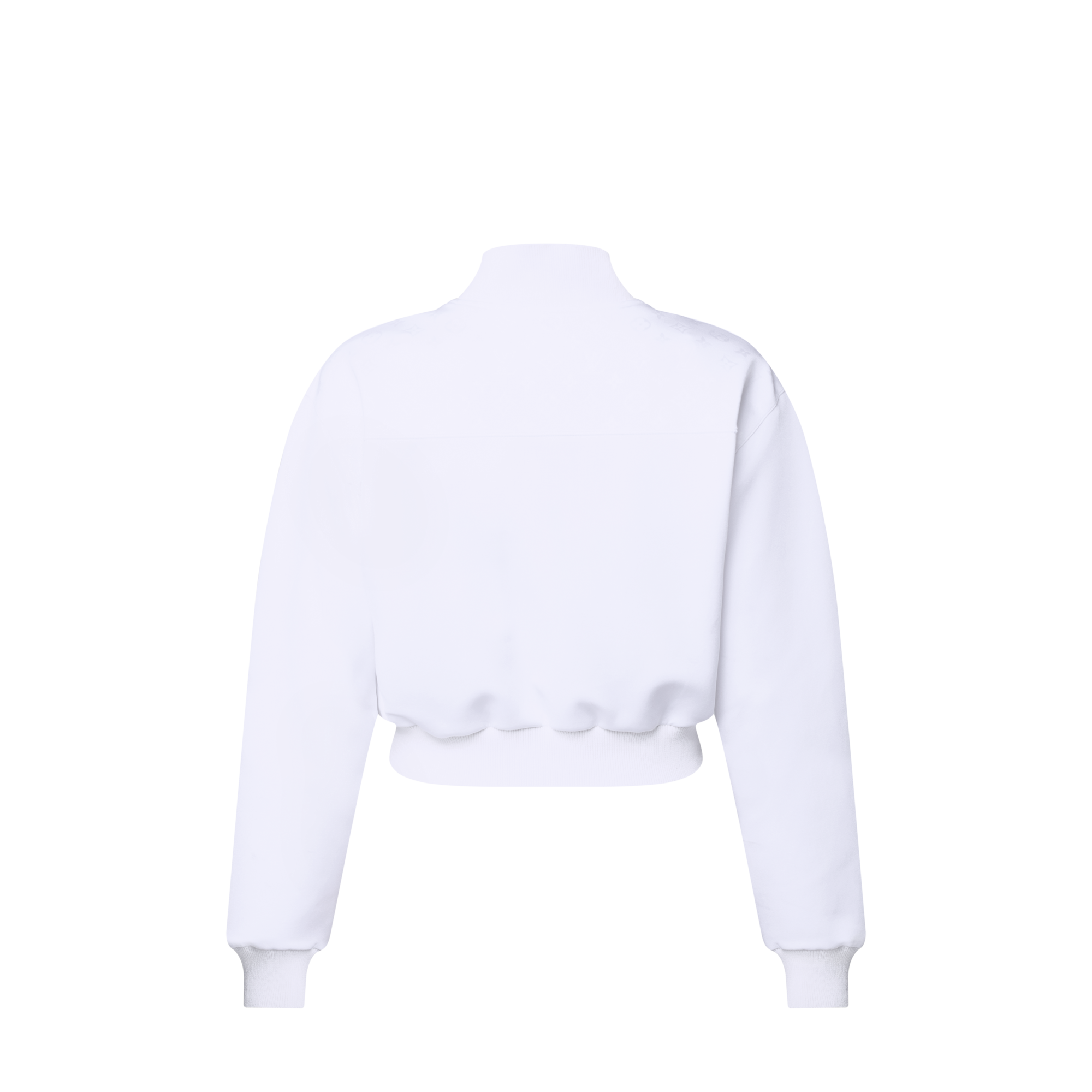 เสื้อแจ็คเก็ตบอมเบอร์ครอปผ้าเจอร์ซีย์เทคนิคอล  in ผู้หญิง