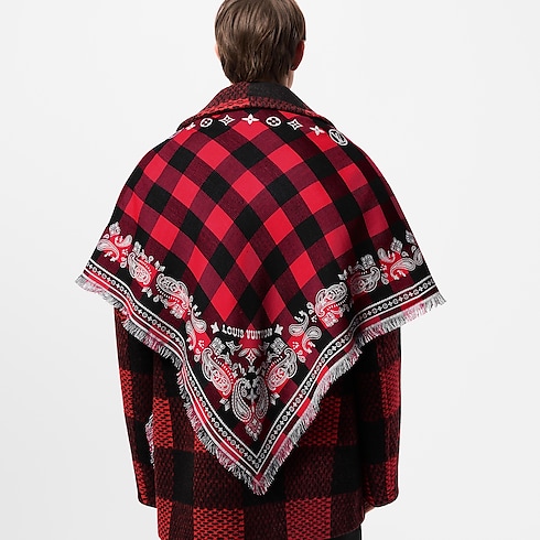 ผ้าพันคอผืนยาวรุ่น Damier Buffalo . in ผู้ชาย's แอคเซสเซอรี่ ผ้าพันคอสำหรับผู้ชาย collections by Louis Vuitton (การย่อ/ขยายผลิตภัณฑ์)