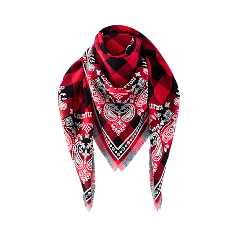 ผ้าพันคอผืนยาวรุ่น Damier Buffalo . in ผู้ชาย's แอคเซสเซอรี่ ผ้าพันคอสำหรับผู้ชาย collections by Louis Vuitton (การย่อ/ขยายผลิตภัณฑ์)