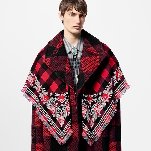 ผ้าพันคอผืนยาวรุ่น Damier Buffalo . in ผู้ชาย's แอคเซสเซอรี่ ผ้าพันคอสำหรับผู้ชาย collections by Louis Vuitton (การย่อ/ขยายผลิตภัณฑ์)