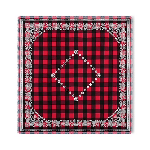 ผ้าพันคอผืนยาวรุ่น Damier Buffalo . in ผู้ชาย's แอคเซสเซอรี่ ผ้าพันคอสำหรับผู้ชาย collections by Louis Vuitton (การย่อ/ขยายผลิตภัณฑ์)