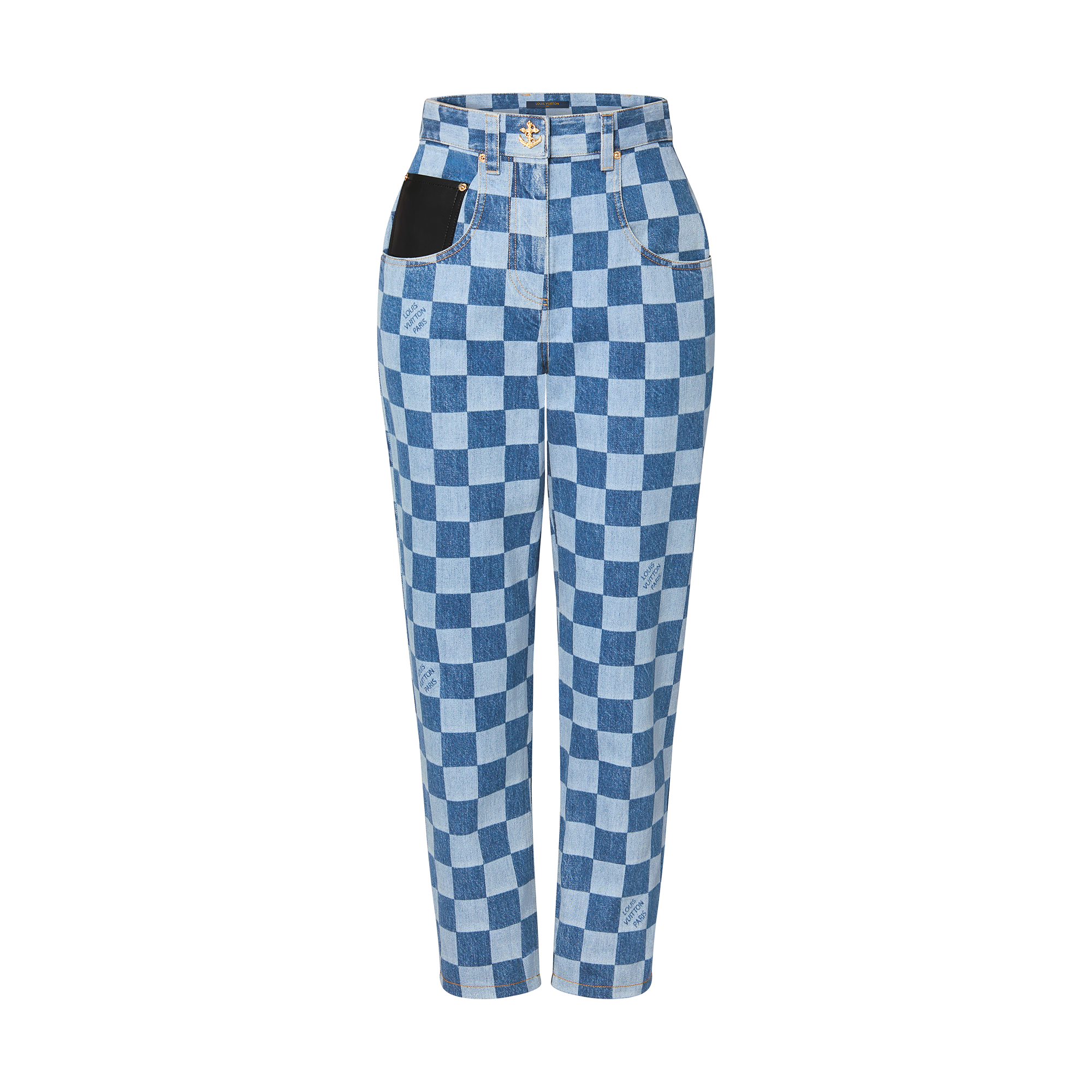 กางเกงยีนส์เดนิมลาย Damier  in ผู้หญิง