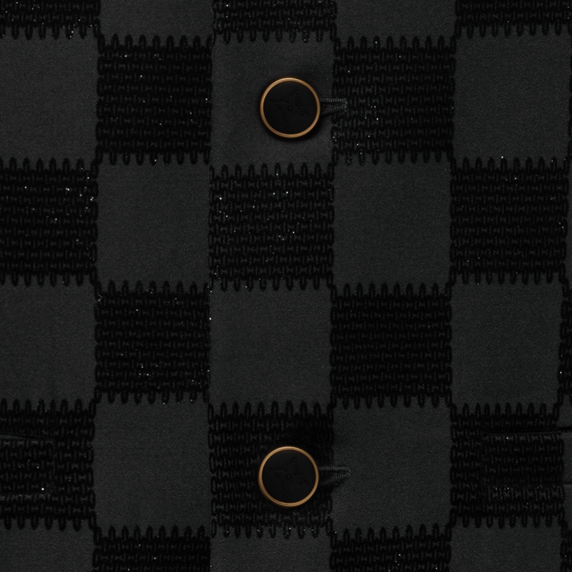 เสื้อแจ็คเก็ตไร้ปกลาย Damier แบบ Flock  in ผู้ชาย