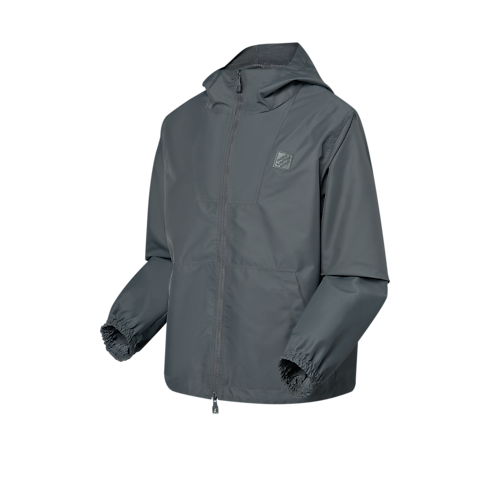 เสื้อกันลมผ้าไนลอนลาย Damier เทคนิคแจ็คการ์ด ใส่ได้ทั้งสองด้าน in ผู้ชาย's เสื้อผ้า เสื้อโค้ทกันหนาวสำหรับผู้ชาย collections by Louis Vuitton (การย่อ/ขยายผลิตภัณฑ์)