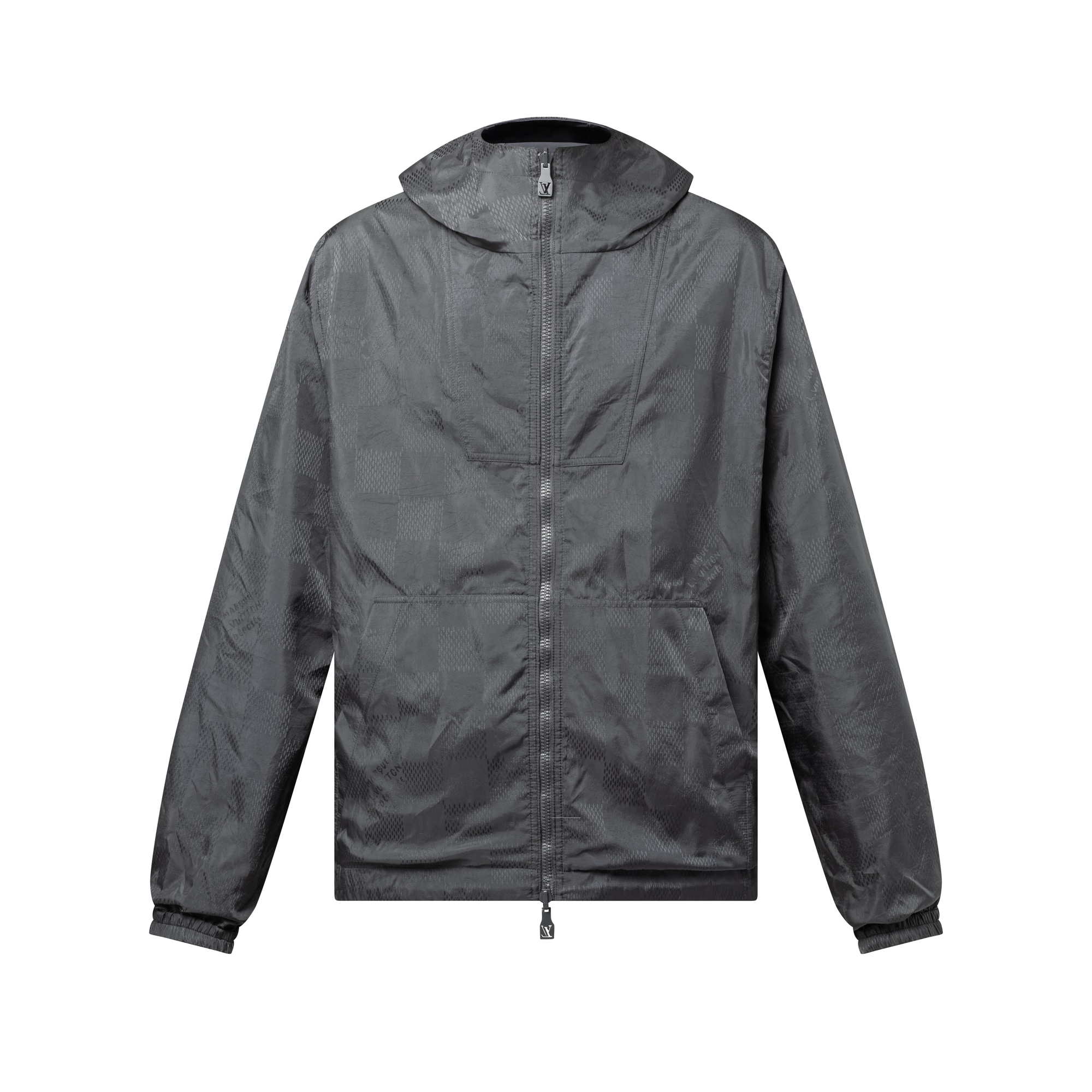 เสื้อกันลมผ้าไนลอนลาย Damier เทคนิคแจ็คการ์ด ใส่ได้ทั้งสองด้าน  in ผู้ชาย