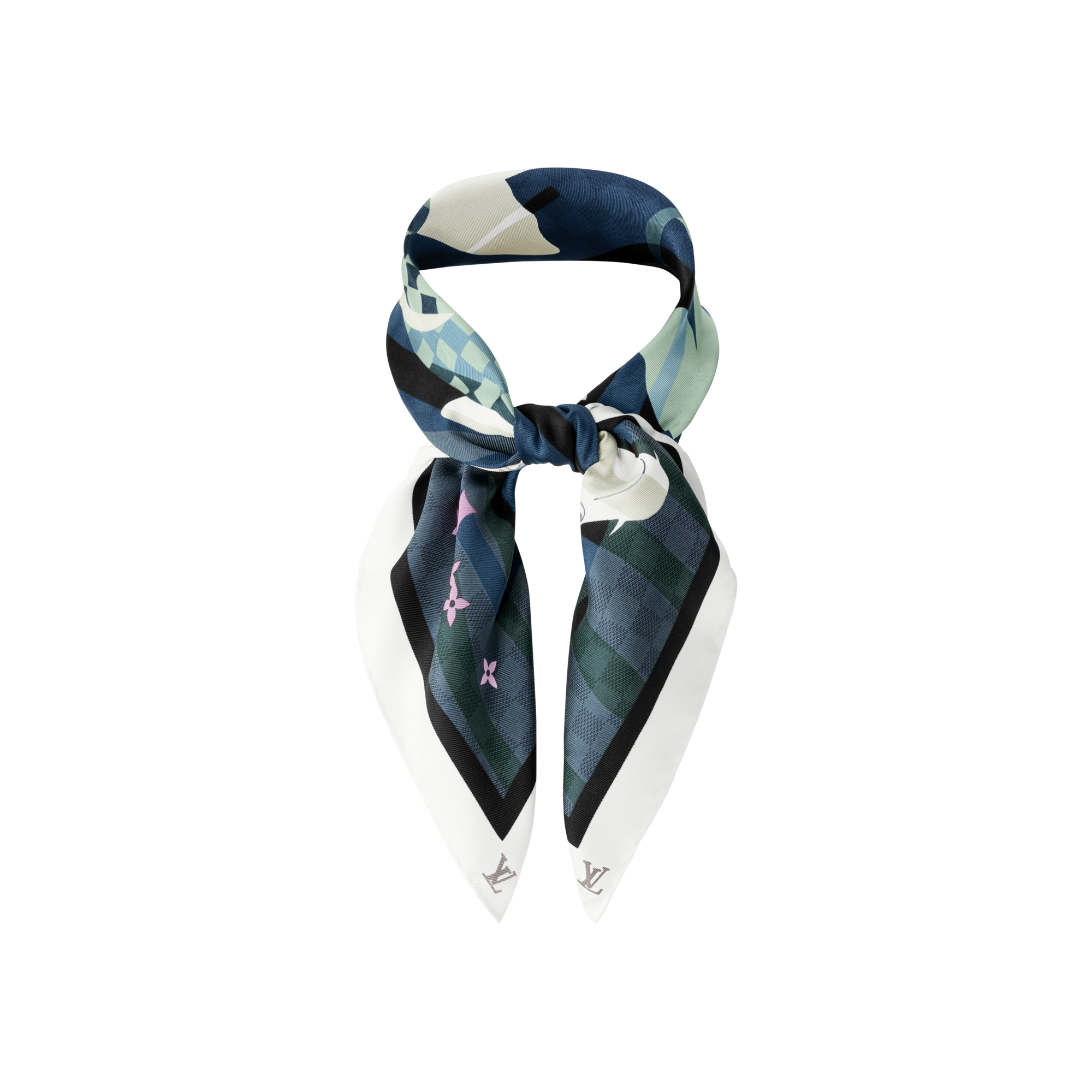 ผ้า Bandana รุ่น Damier Koi . in ผู้ชาย