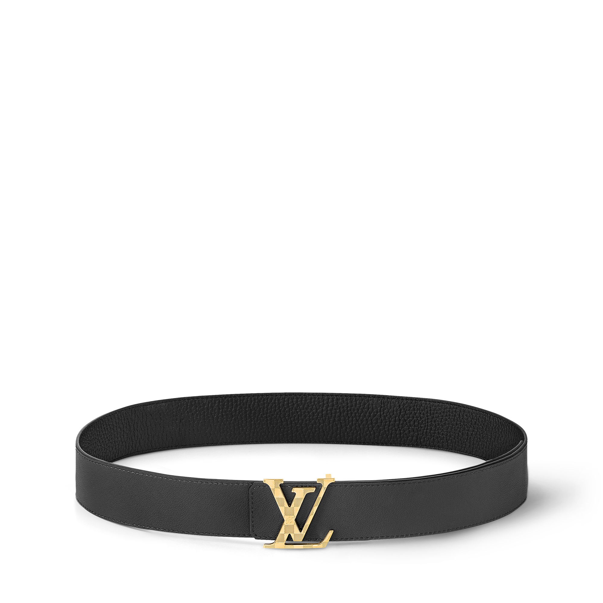 เข็มขัดรุ่น Damier LV ขนาด 40 มม. ใส่ได้ทั้งสองด้าน หนังประเภทอื่น in ผู้ชาย