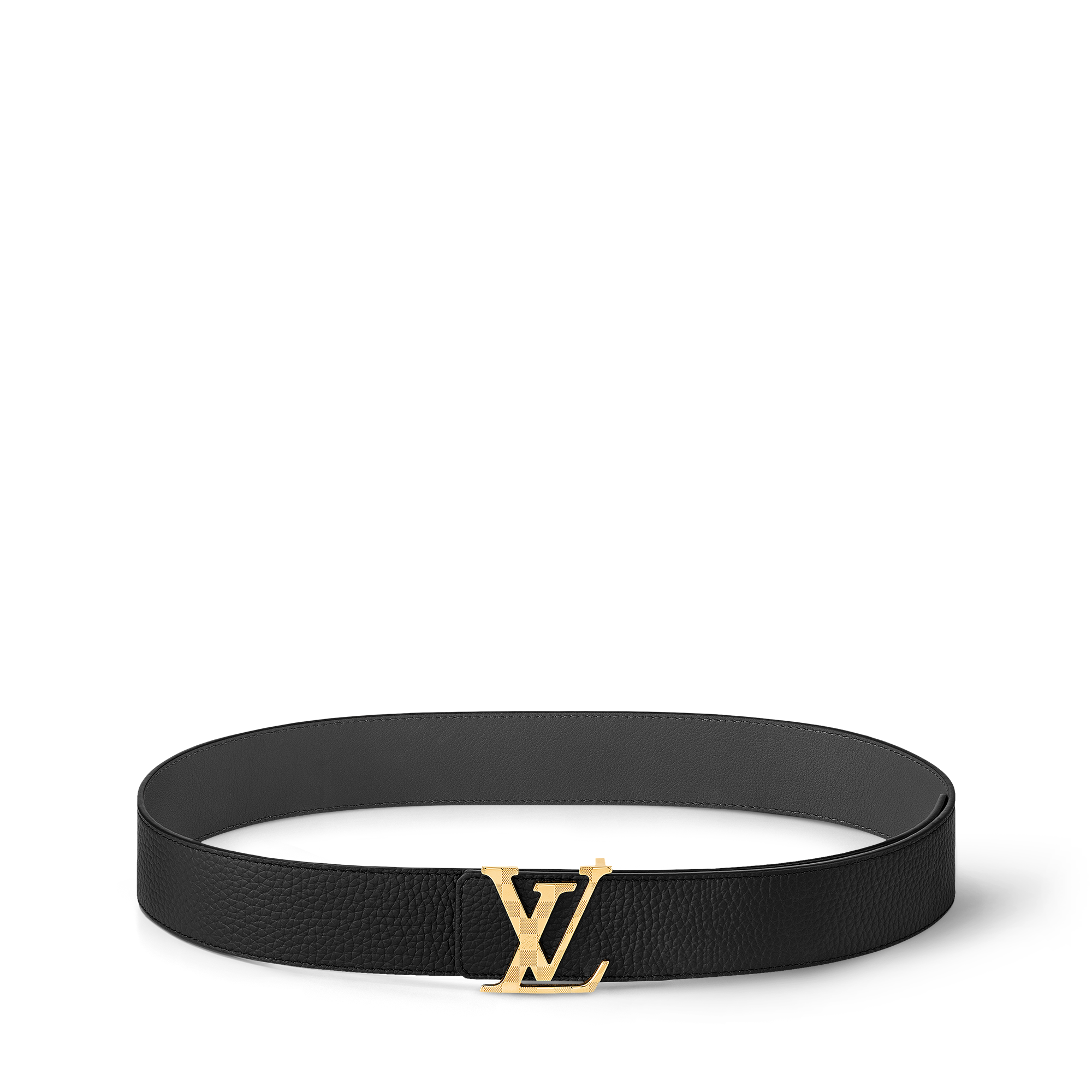 เข็มขัดรุ่น Damier LV ขนาด 40 มม. ใส่ได้ทั้งสองด้าน หนังประเภทอื่น in ผู้ชาย