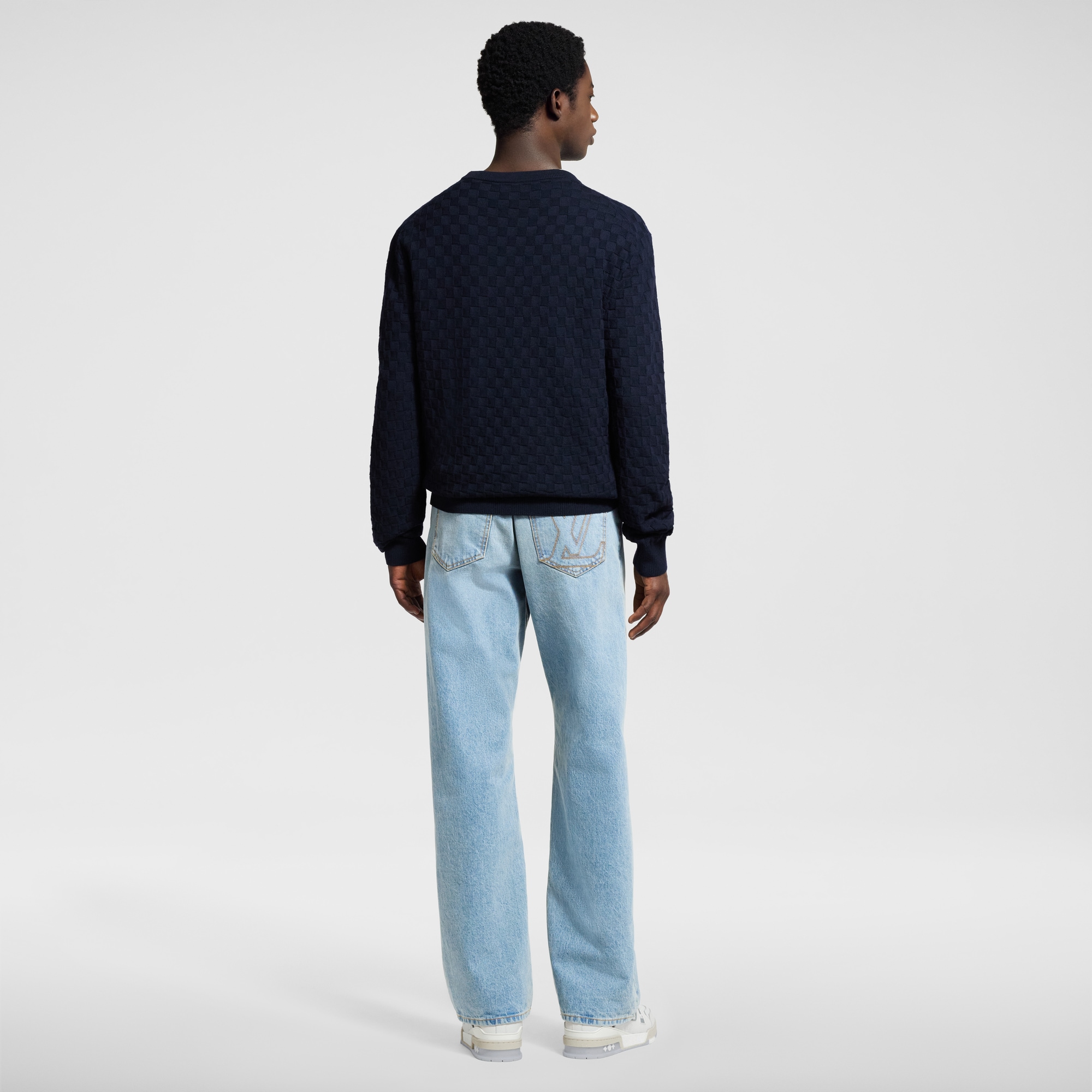 เสื้อคอกลมลาย Damier  in ผู้ชาย