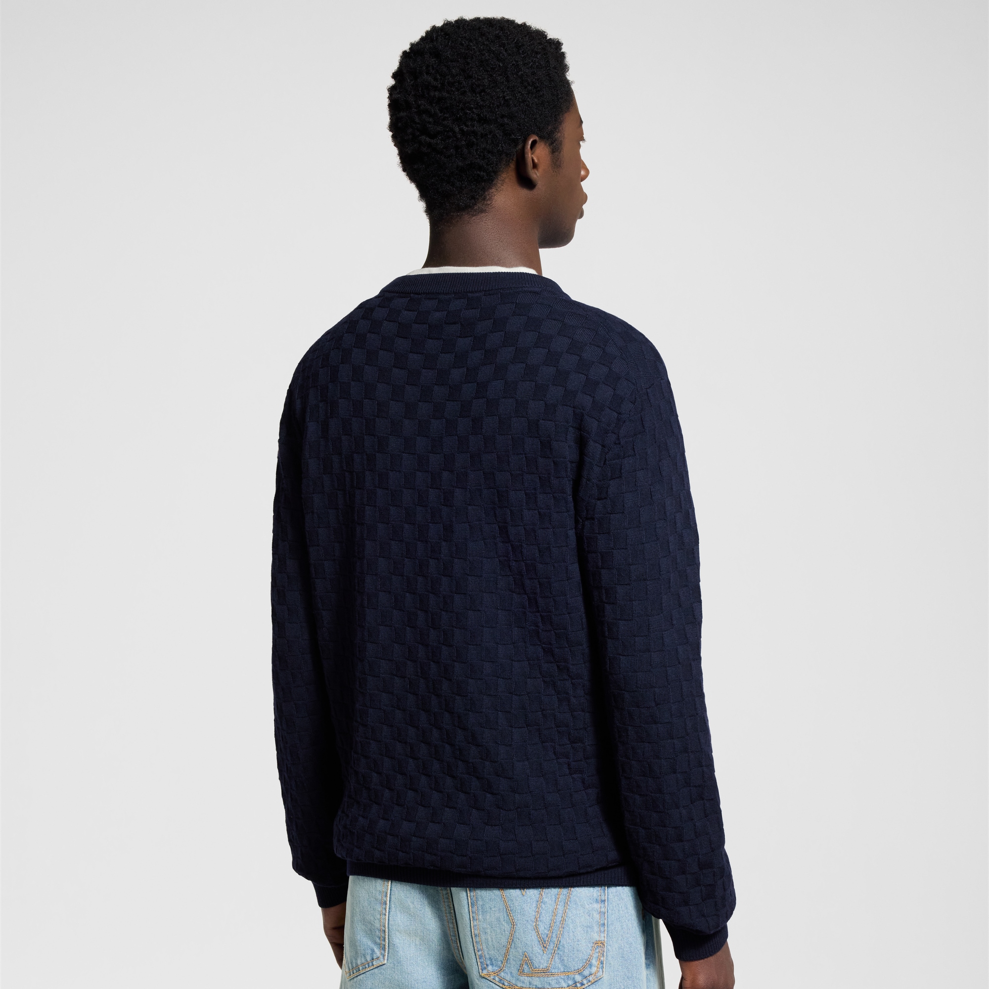 เสื้อคอกลมลาย Damier  in ผู้ชาย