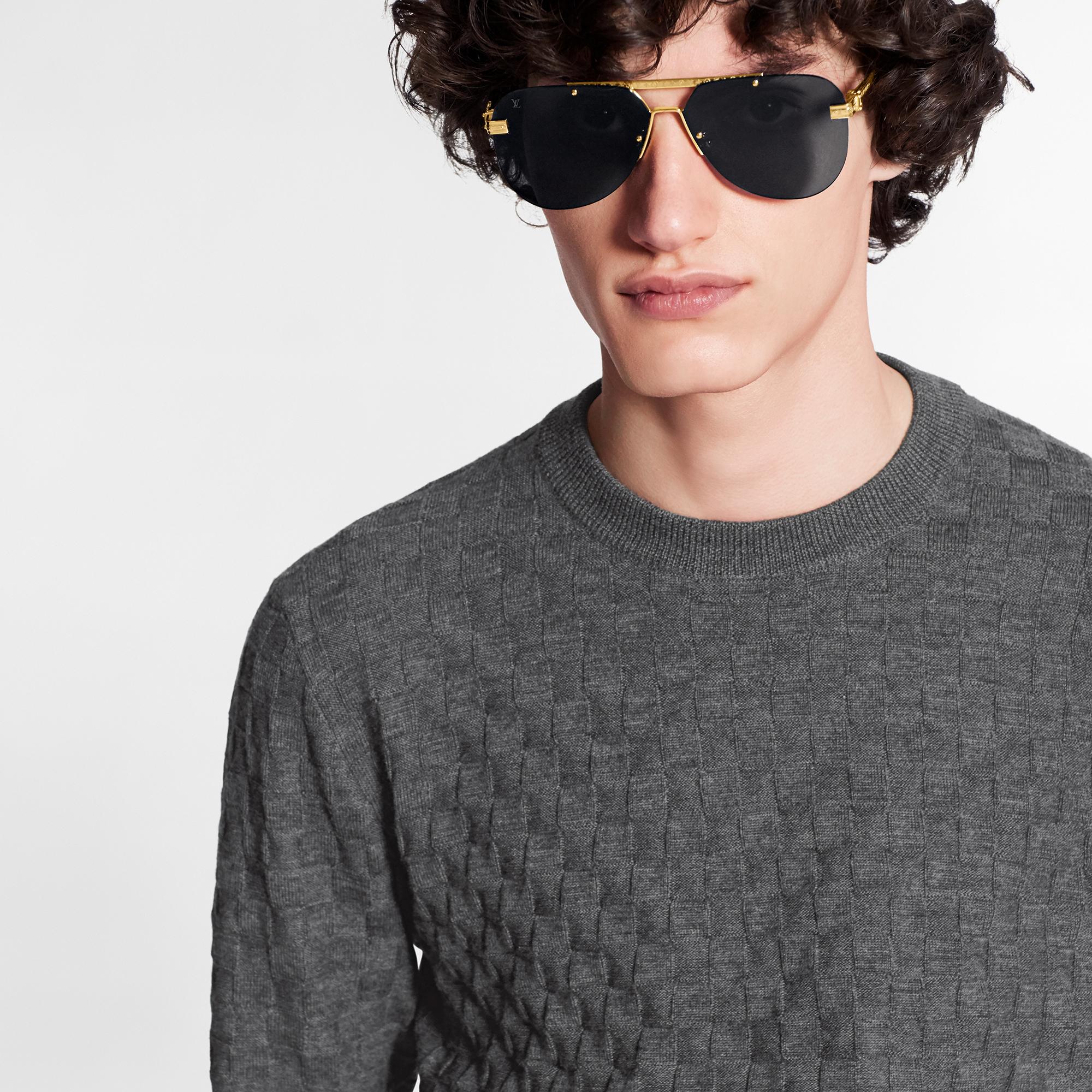 เสื้อคอกลมรุ่น Damier Signature  in ผู้ชาย