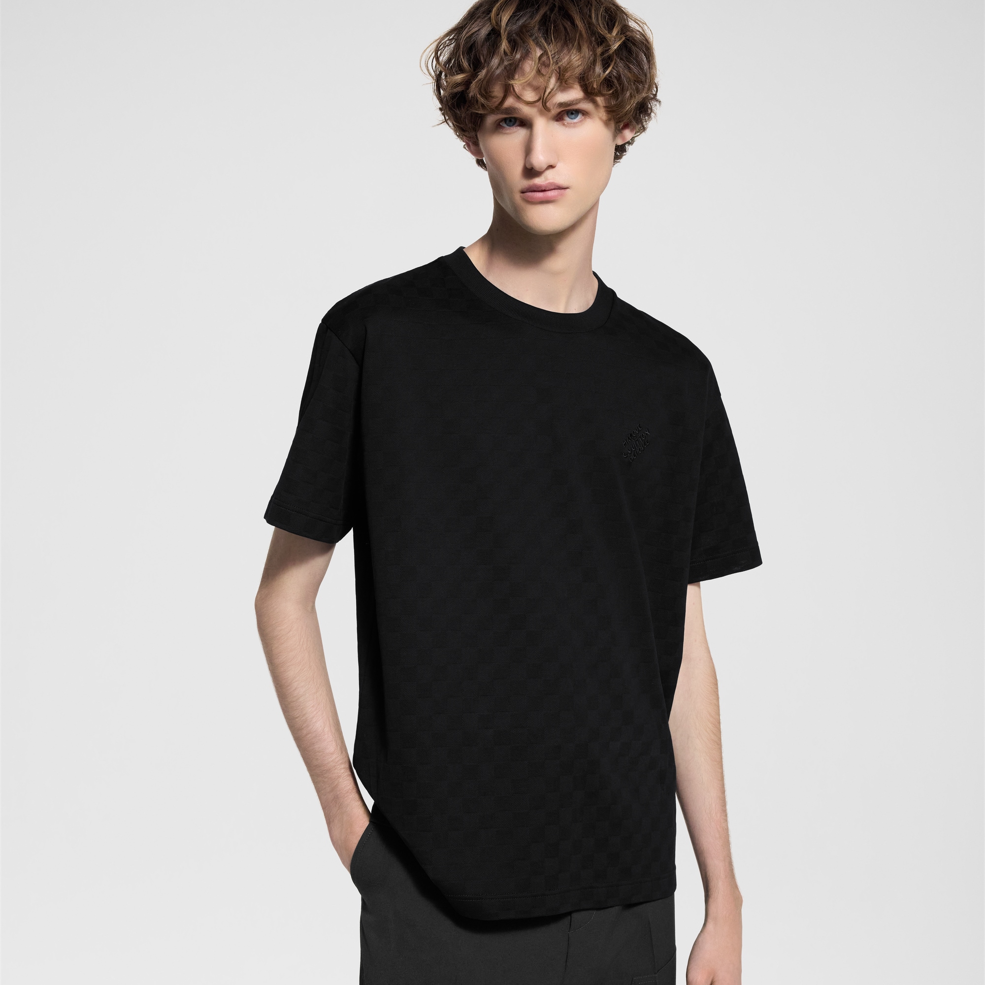 เสื้อยืดลาย Damier  in ผู้ชาย