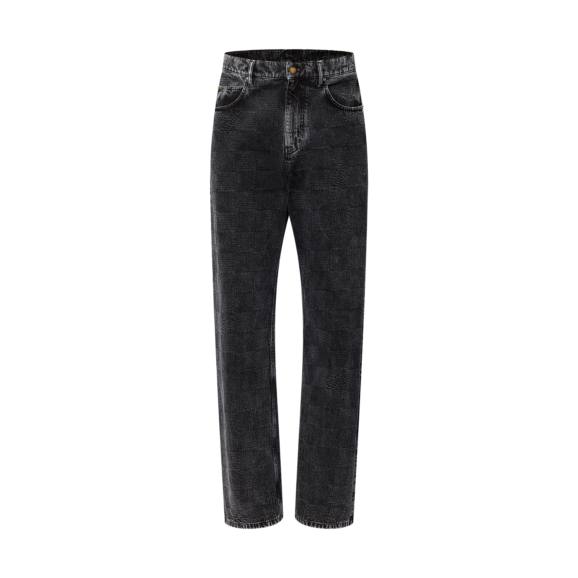 กางเกงคอตตอนสไตล์ Workwear ลาย Damier  in ผู้ชาย