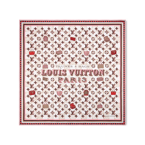 ผ้า Square รุ่น Damiergram 70 . in ผู้หญิง's แอคเซสเซอรี่ ผ้าโพกหัวสำหรับผู้หญิง collections by Louis Vuitton (การย่อ/ขยายผลิตภัณฑ์)