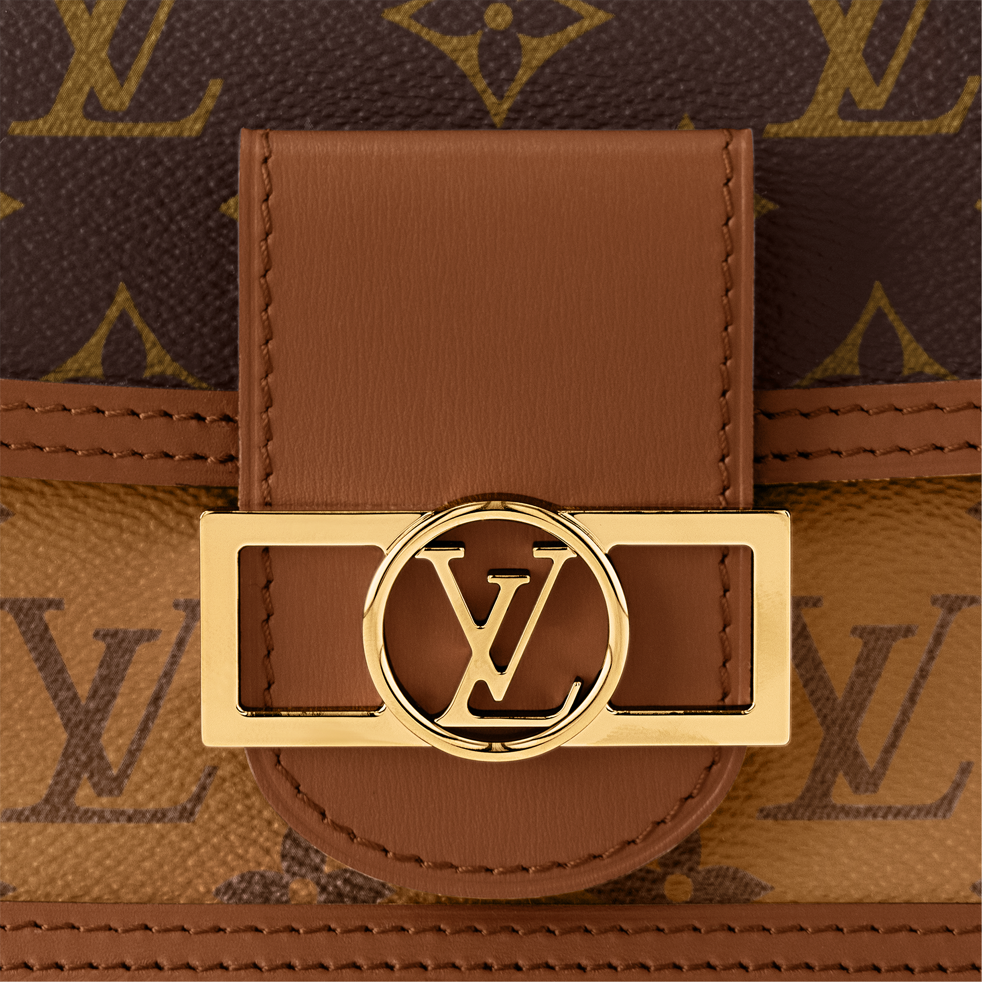 กระเป๋าสตางค์สายโซ่รุ่น Dauphine Monogram แคนวาสประเภทอื่น in ผู้หญิง