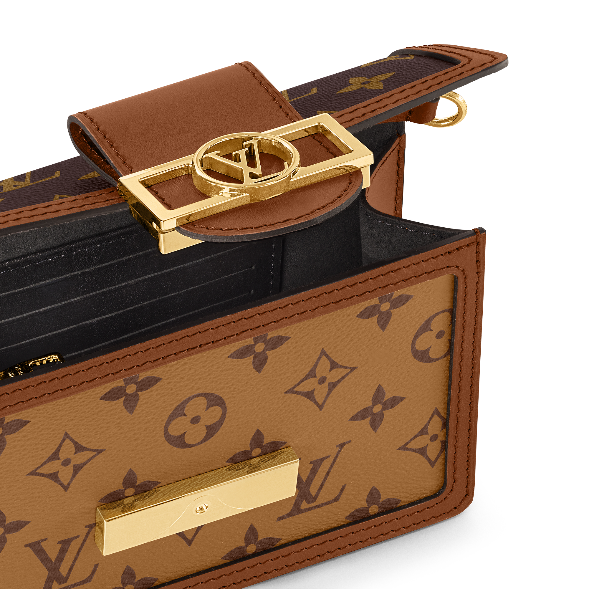 กระเป๋าสตางค์สายโซ่รุ่น Dauphine Monogram แคนวาสประเภทอื่น in ผู้หญิง