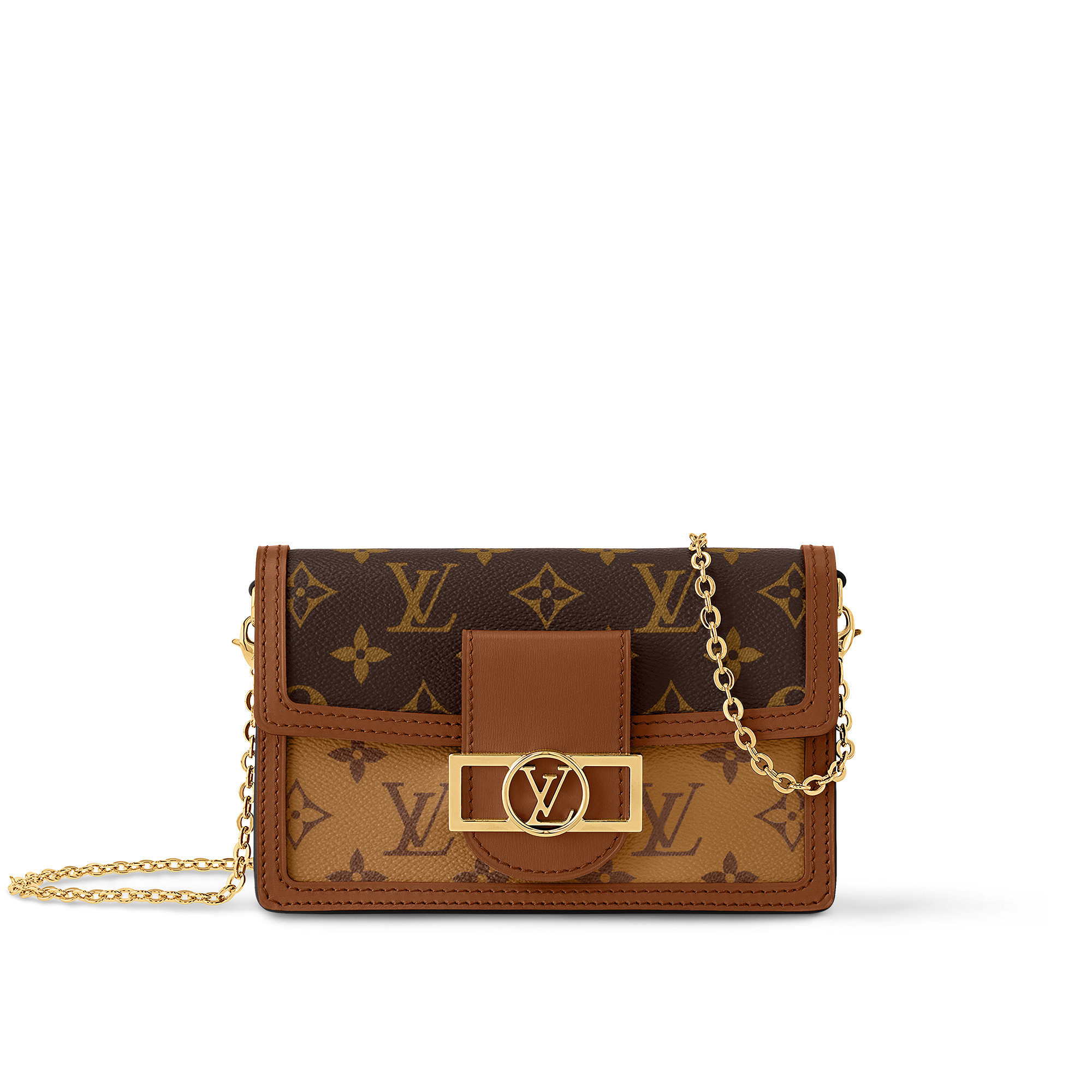 กระเป๋าสตางค์สายโซ่รุ่น Dauphine Monogram แคนวาสประเภทอื่น in ผู้หญิง