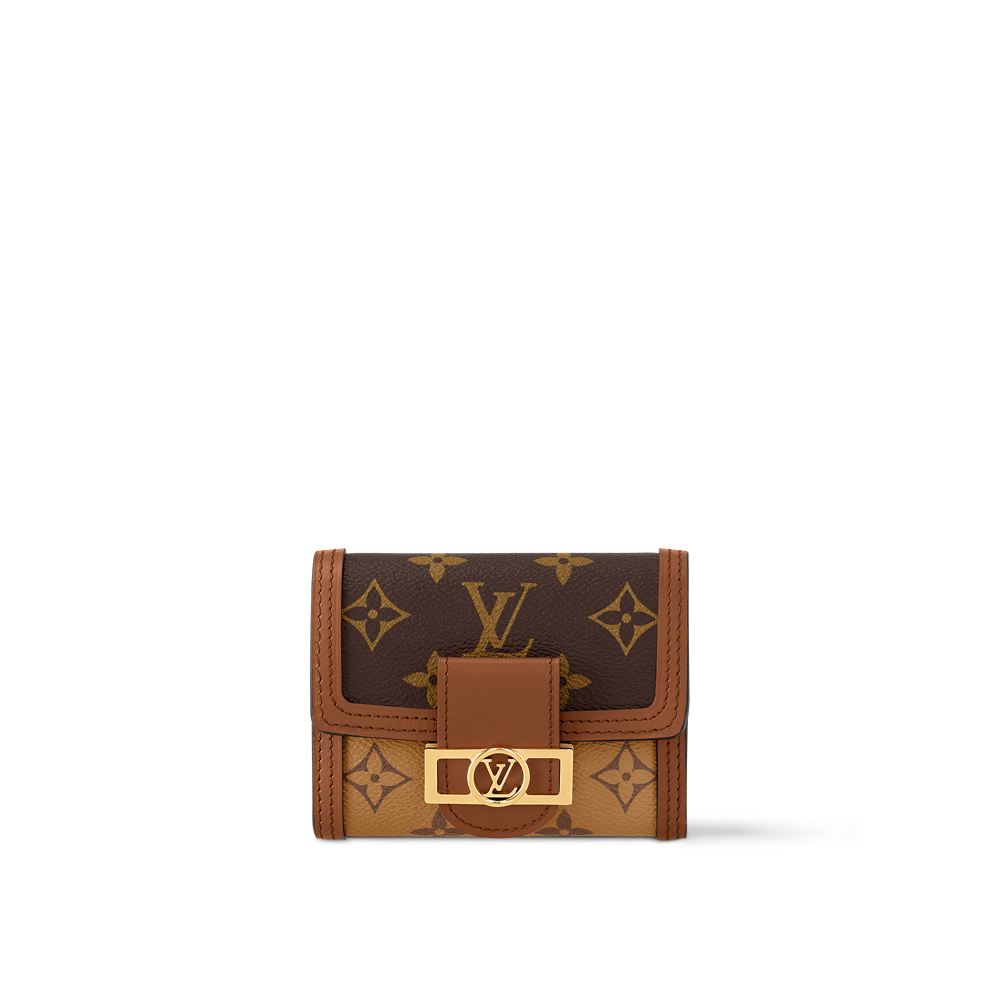 กระเป๋าสตางค์ทรงสั้นรุ่น Dauphine Monogram แคนวาสประเภทอื่น in ผู้หญิง