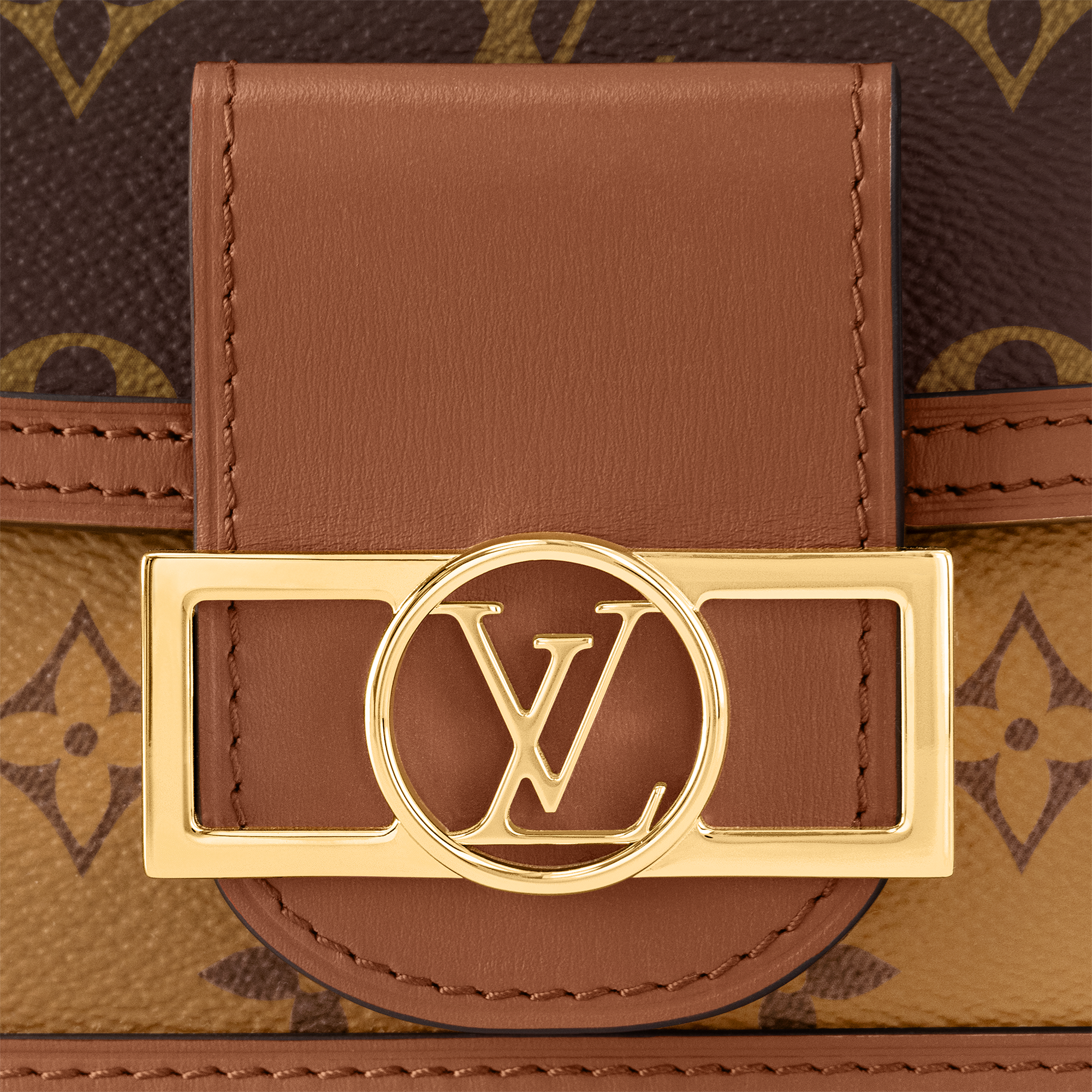 กระเป๋ารุ่น Dauphine East West Monogram Reverse แคนวาส in ผู้หญิง