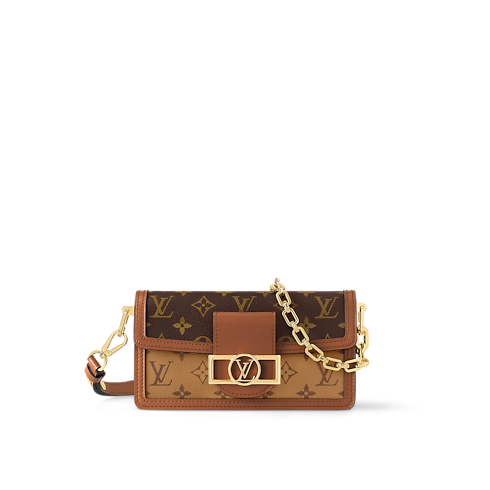 กระเป๋ารุ่น Dauphine East West Monogram Reverse แคนวาส in ผู้หญิง's กระเป๋าถือ คอลเล็คชั่นทั้งหมด collections by Louis Vuitton (การย่อ/ขยายผลิตภัณฑ์)