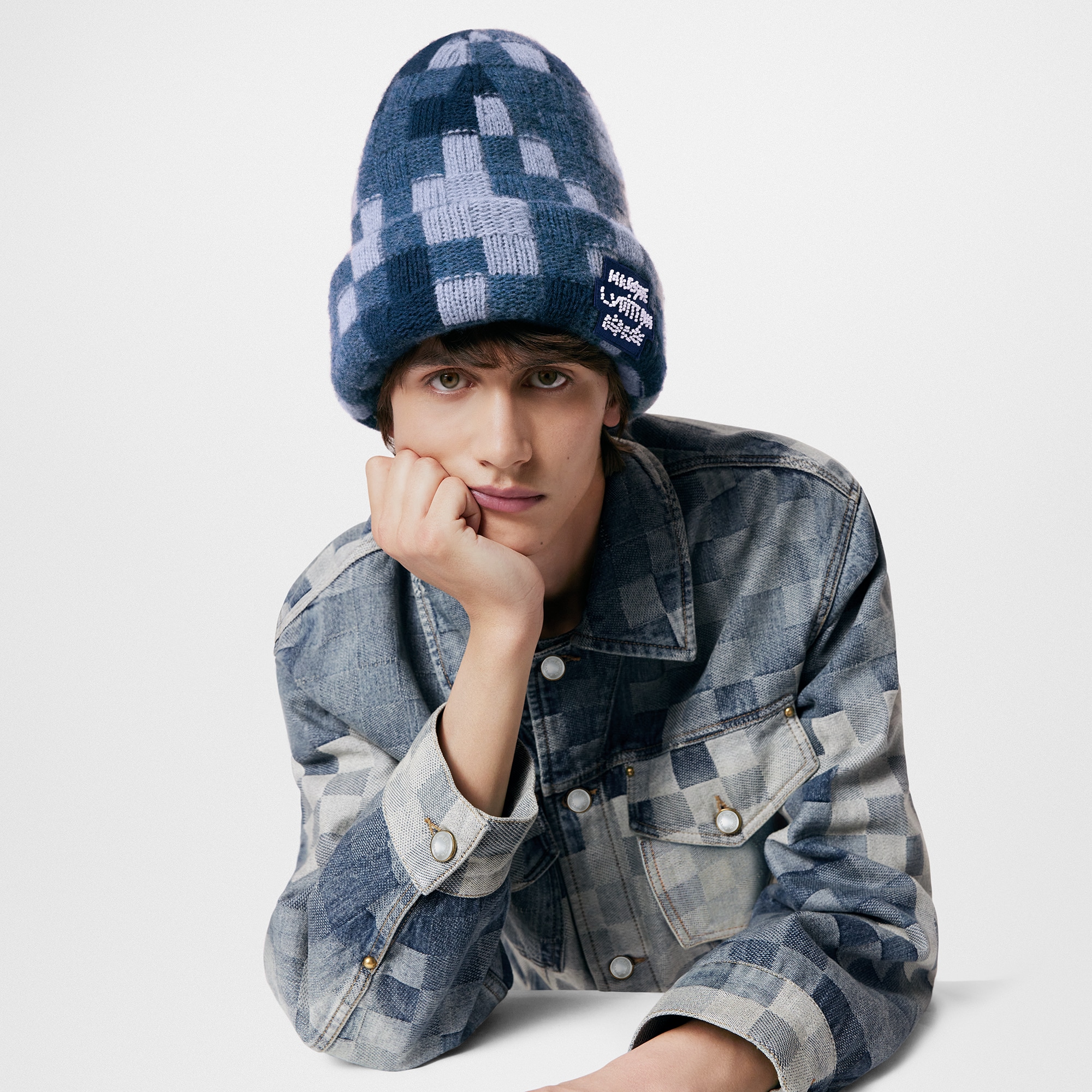 หมวกไหมพรมรุ่น Denim . in ผู้ชาย