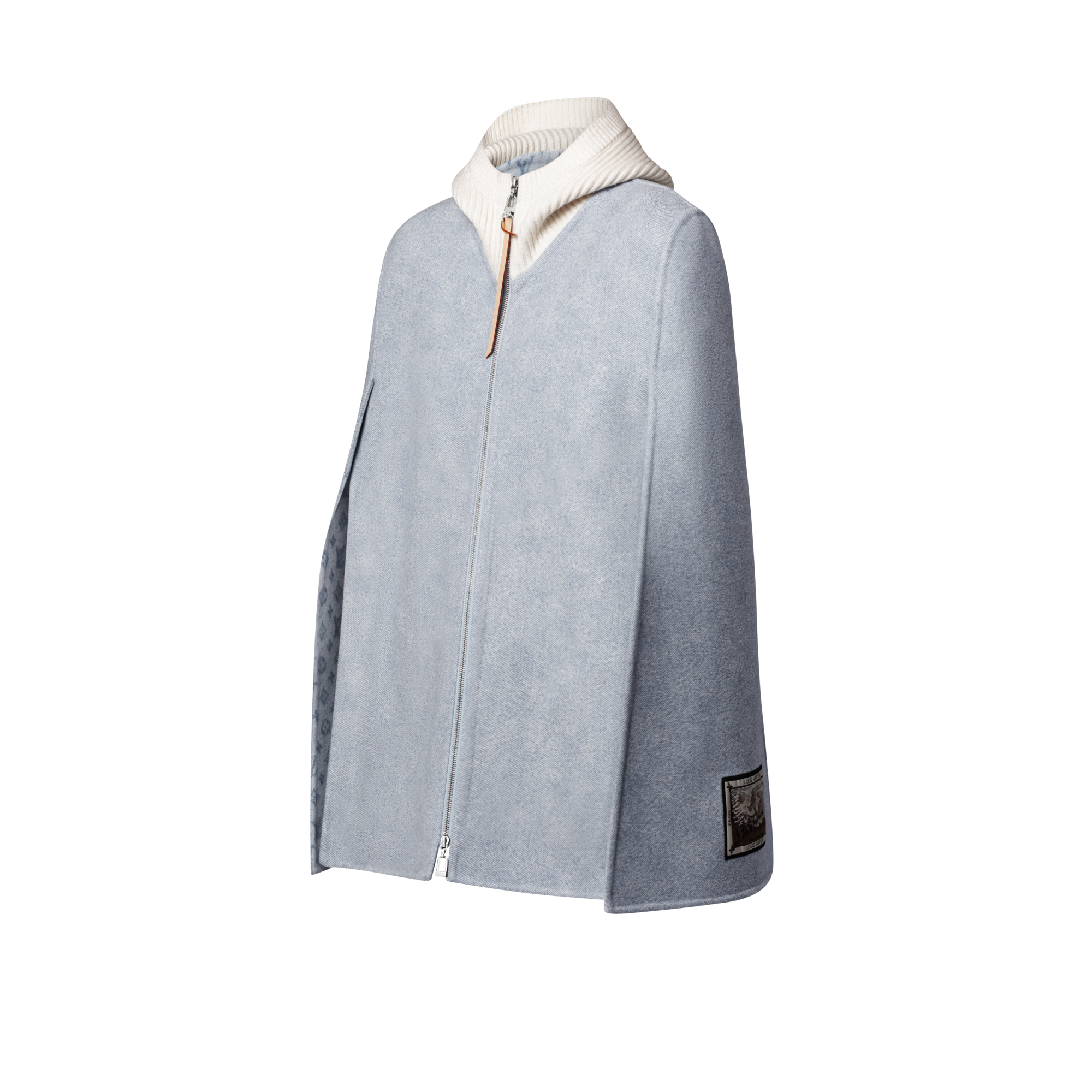 Denim-Effect Double Face Cape  in ผู้หญิง