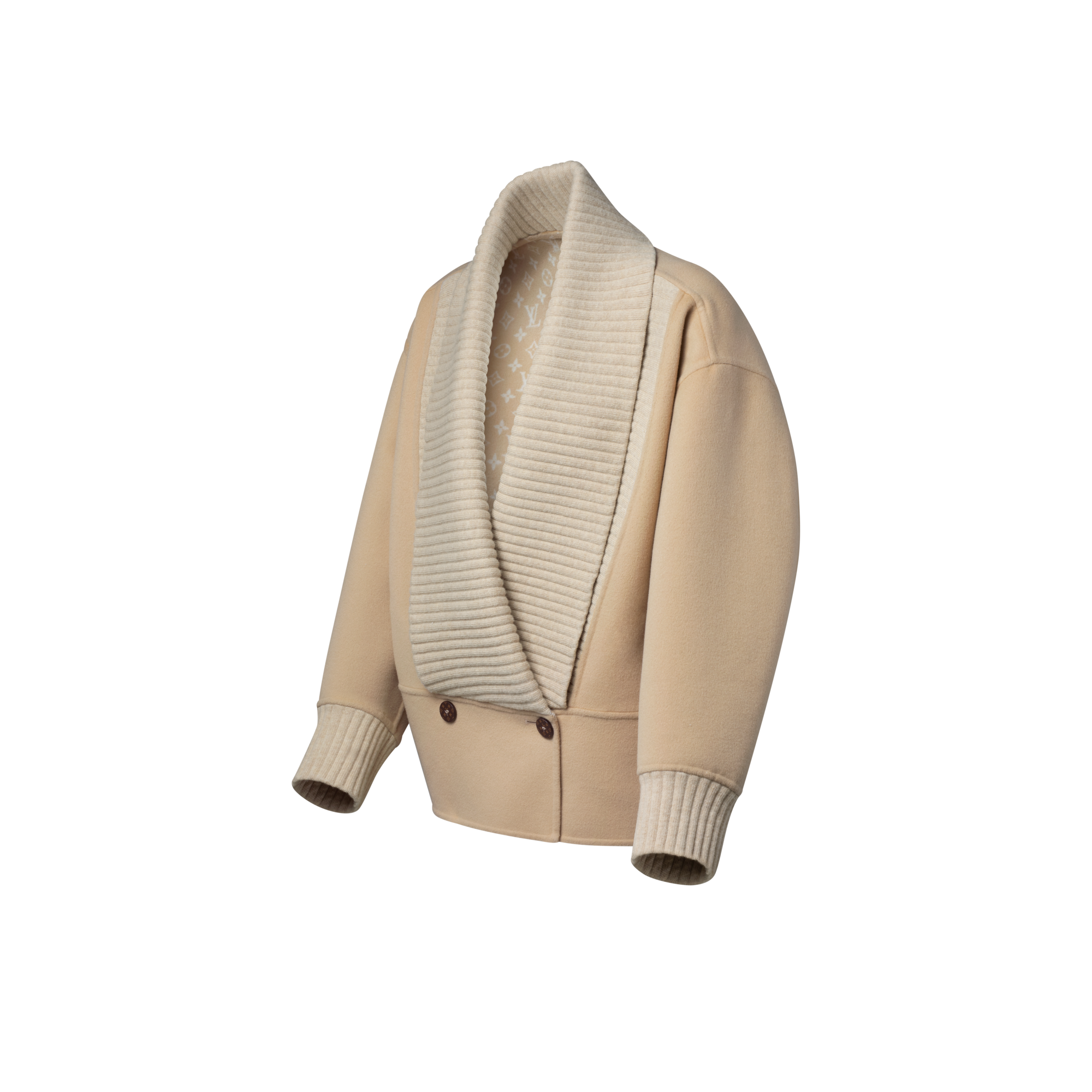 เสื้อแจ็คเก็ตเอฟเฟ็กต์เดนิมทอสองด้าน  in ผู้หญิง