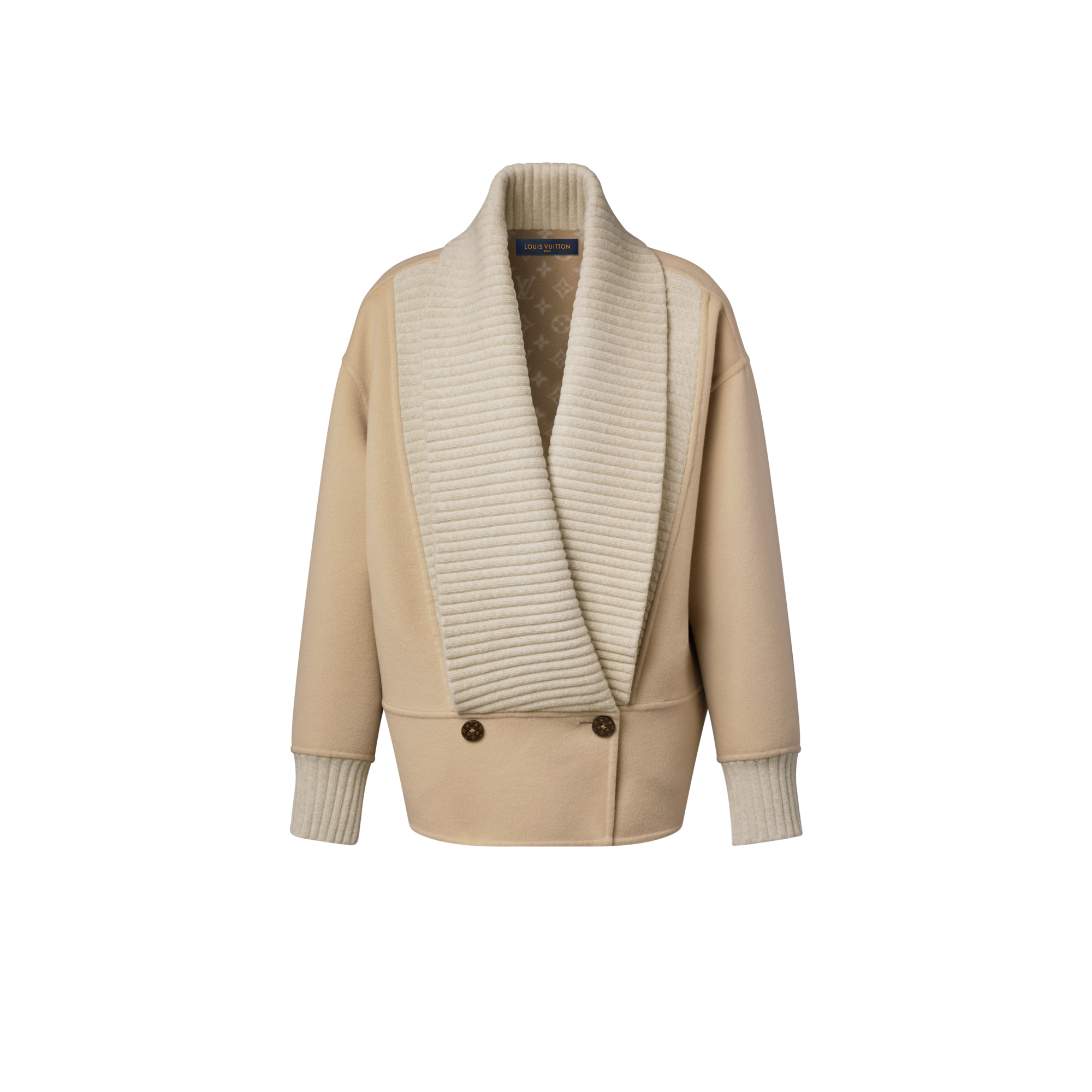 เสื้อแจ็คเก็ตเอฟเฟ็กต์เดนิมทอสองด้าน  in ผู้หญิง