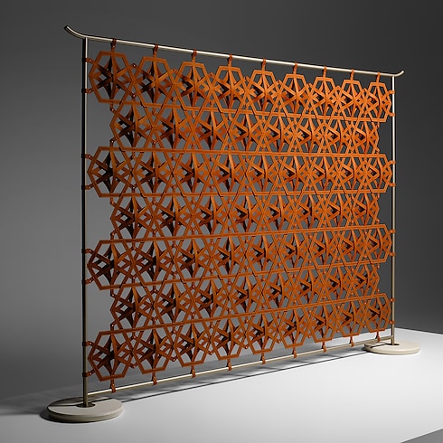 Diamond Screen by Marcel Wanders Studio in ทรังก์ การเดินทาง และ บ้าน's ไฮไลท์ แคมเปญ Art of Living collections by Louis Vuitton (การย่อ/ขยายผลิตภัณฑ์)