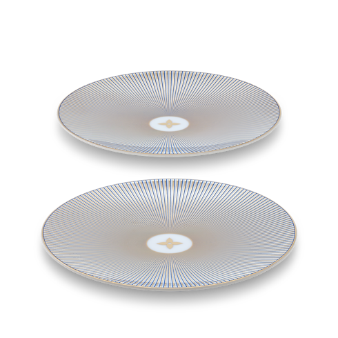 เซ็ตจานขนมปัง 2 ใบรุ่น Dichroic in ทรังก์ การเดินทาง และ บ้าน's บ้านและศิลปะการไดนิ่ง ที่สุดแห่งศิลปะการไดนิ่ง collections by Louis Vuitton (การย่อ/ขยายผลิตภัณฑ์)