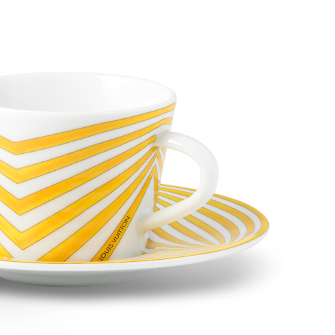 เซ็ตแก้วกาแฟและจานรอง Dolce Vita 2 ชุด in ทรังก์ การเดินทาง และ บ้าน's บ้านและศิลปะการไดนิ่ง ที่สุดแห่งศิลปะการไดนิ่ง collections by Louis Vuitton (การย่อ/ขยายผลิตภัณฑ์)