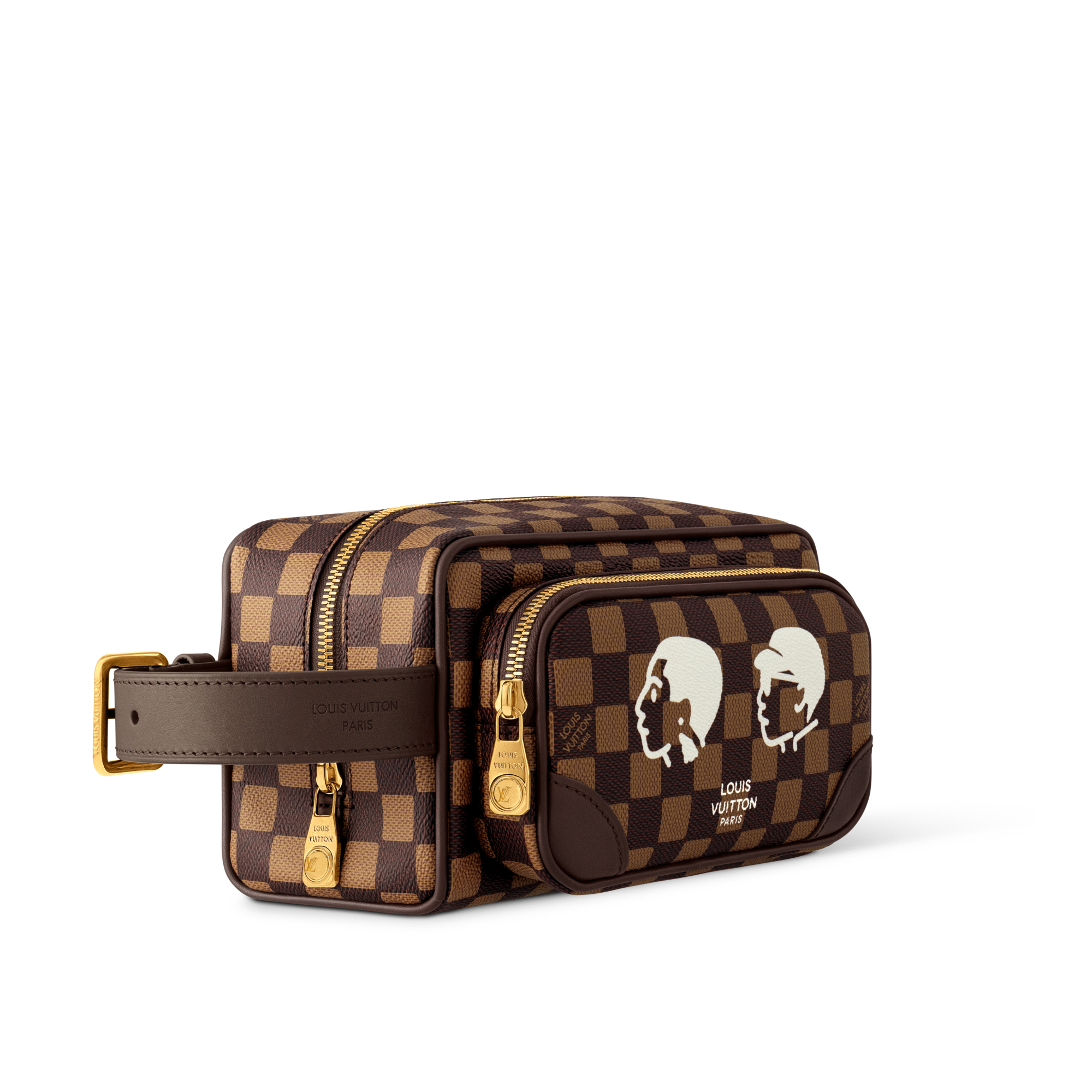 กระเป๋ารุ่น DOPP KIT Damier Ebene in ผู้ชาย