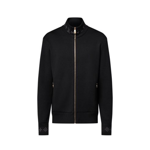 เสื้อแจ็คเก็ตบลูซงทราเวลผ้านิตทอสองด้าน in ผู้ชาย's เสื้อผ้า เสื้อผ้าสำหรับผู้ชาย collections by Louis Vuitton (การย่อ/ขยายผลิตภัณฑ์)