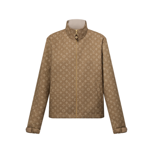 เสื้อแจ็คเก็ตทอสองด้านลาย Monogram in ผู้หญิง's เสื้อผ้า เสื้อโค้ทกันหนาวและเสื้อแจ็คเก็ตสำหรับผู้หญิง collections by Louis Vuitton (การย่อ/ขยายผลิตภัณฑ์)