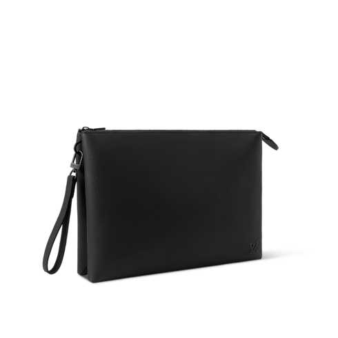 กระเป๋ารุ่น Duo Pouch LV Aerogram in ผู้ชาย's กระเป๋าสตางค์และผลิตภัณฑ์เครื่องหนังขนาดเล็ก กระเป๋าสตางค์สำหรับผู้ชาย collections by Louis Vuitton (การย่อ/ขยายผลิตภัณฑ์)